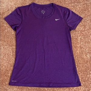 Nike purple dri-fit tee